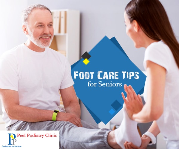 Senior foot care tips